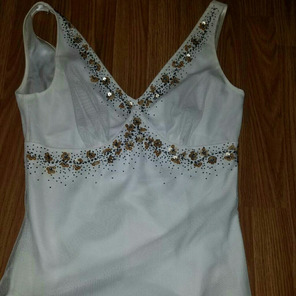 White blouse like tank top